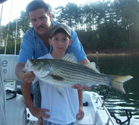 Lake Allatoona Striper Fishing